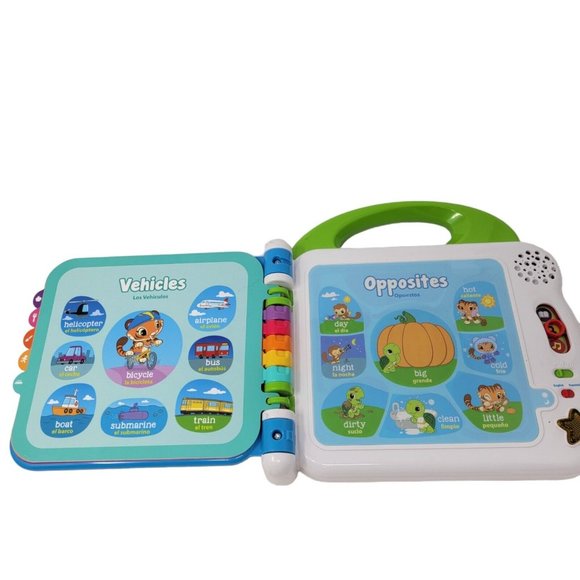 Leap Frog Learning Friends 100 Words Book Educational English Spanish Bilingual - Picture 8 of 8